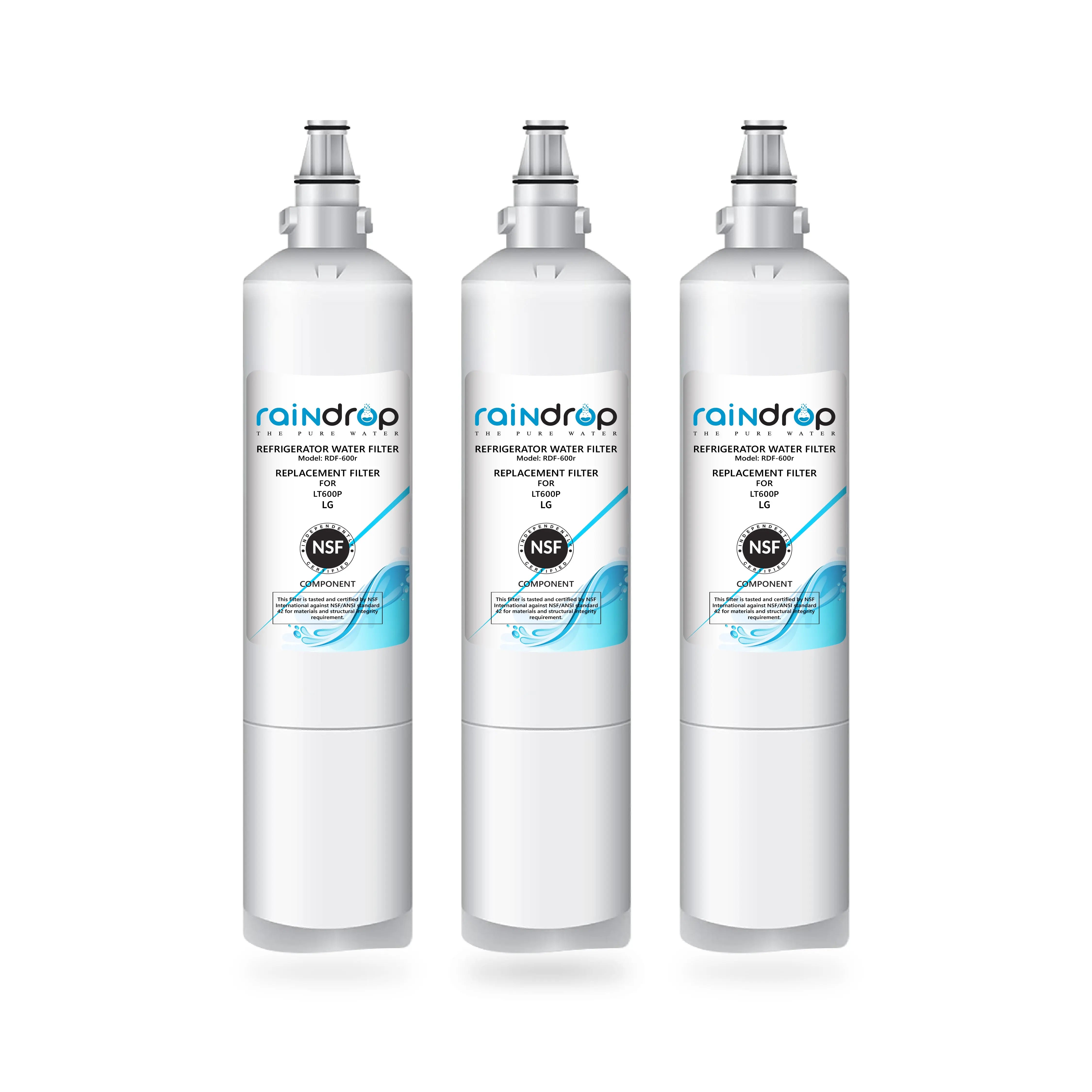 Refrigerator Water Filter RDF-600R Compatible for LG LT600P Raindropfilter